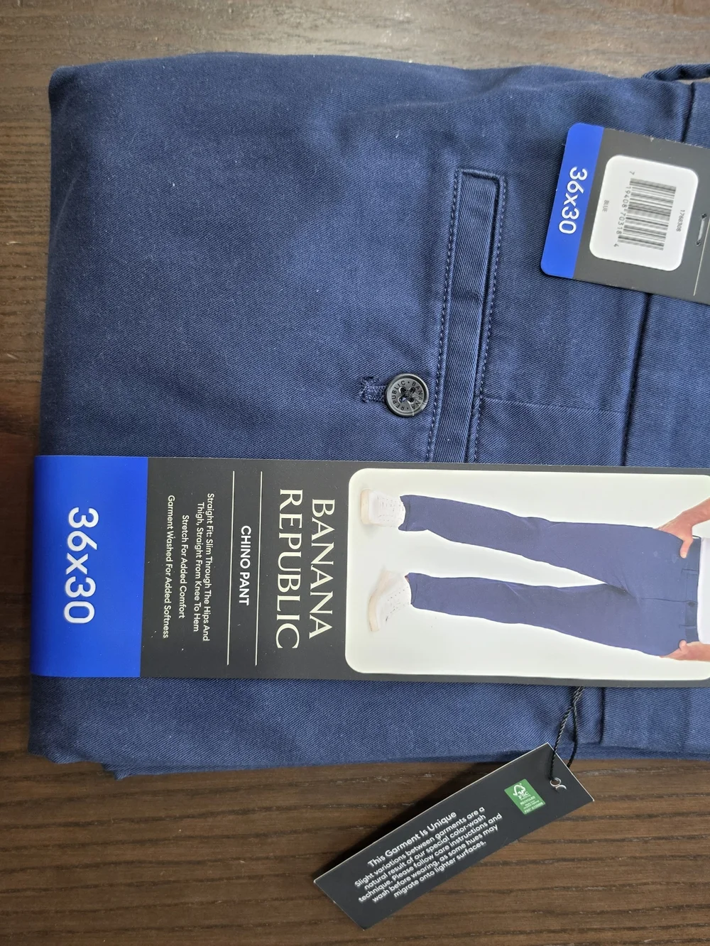 Banana Republic Slim Navy Chino Pants